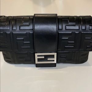 Fendi Napa Leather Baguette